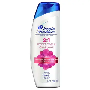 Shampooing 2en1 Lisse et Soyeux 360ml - HEAD & SHOULDERS