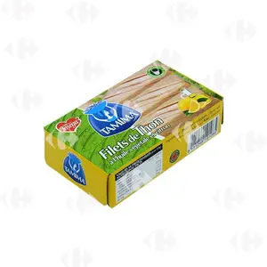 Filets de thon à l'huile végétale et citron 125g - TAMIMA