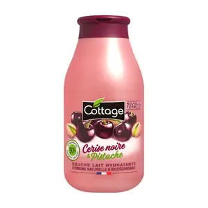 Cottage Douche Lait Hydratante Cerise Noire & Pistache 250ml