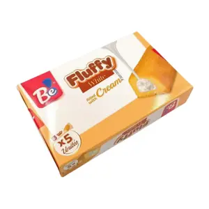 Pack cake fourré à la crème vanille 5x40g - BE