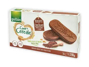 Biscuits sandwich céréales double cacao 200g - GULLÓN