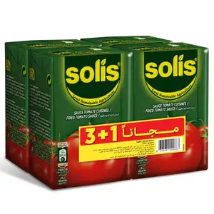 Sauce Tomate cuisinée 4x350g 3+1 gratuit - SOLIS