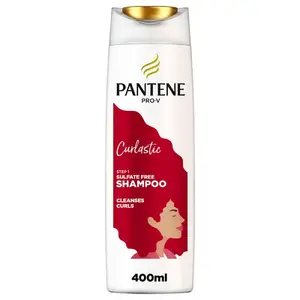 Shampoing Curlastic sans sulfate pour cheveux bouclés 400ml - PANTENE