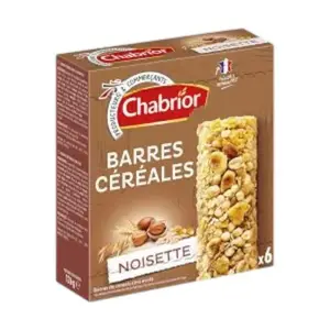 Intermarché – Barres aux noisettes x6 126g – CHABRIOR