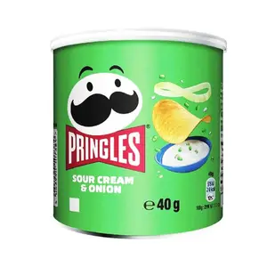 Chips en tuilles crème et oignon 40g - PRINGLES