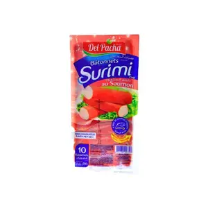 Bâtonnets de surimi x10 saveur saumon  200g - DEL PACHA