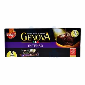 Génoises au cacao Genova Intenso 5x38g - EXCELO