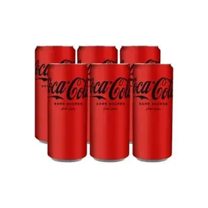 Coca-Cola Zéro 6x25cl Canette