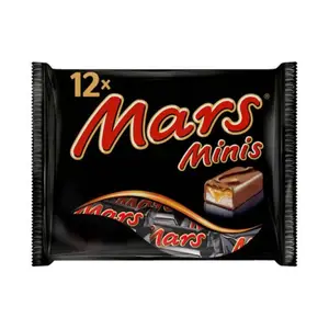 Barres chocolatées minis fourrées au caramel x12 unités MARS, 227g