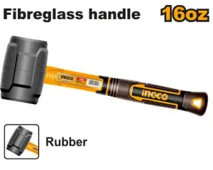 INGCO MASSETTE 450G POIGNEE EN FIBRE DE VERRE NR AU MAROC [HRUH8816]