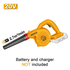 INGCO SOUFFLEUR 20V (SANS BATTERIE/CHARGEUR) SI AU MAROC [CABLI2078]