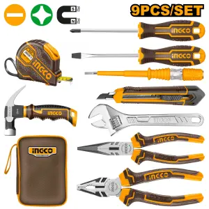INGCO POCHETTE JEU 9 OUTILS À MAIN AU MAROC [HKTH20809]