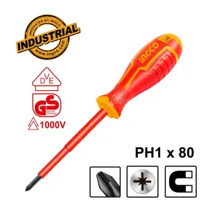 INGCO TOURNEVIS ISOLE PH 1×80 AU MAROC [HISD81PH180]