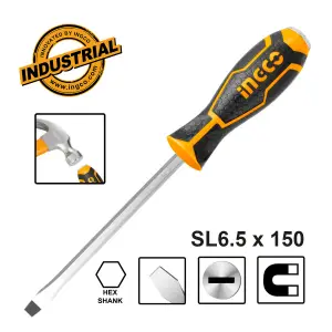 INGCO TOURNEVIS A ZONE DE FRAPPE VIS A FENTE 6*150 MM AU MAROC [HGTS286150]
