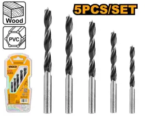 INGCO SET DE 5 FORETS A BOIS AU MAROC [AKDB5055]
