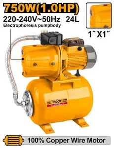 INGCO POMPE A EAU A JET AUTOMATIQUE 750W 1HP AU MAROC [JPT07508]
