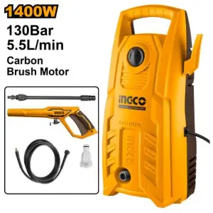 INGCO NETTOYEUR HAUTE PRESSION 130 BARS 1400W AU MAROC [HPWR14008]