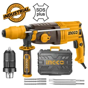 INGCO MARTEAU PERFORATEUR 28MM 950W + MANDRIN 13MM NR AU MAROC [RGH9528-2]