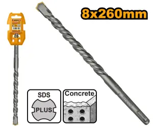 INGCO FORET 8X260MM,SDS PLUS AU MAROC [DBH1210804]