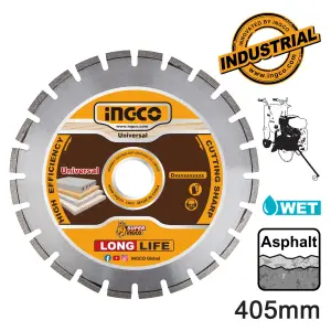 INGCO DISQUE DIAMAND POUR ASPHALT 405MM AU MAROC [DMD064051]