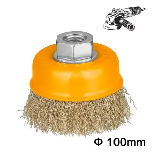 INGCO BROSSE METALLIQUE 100MM AU MAROC [WB11001]