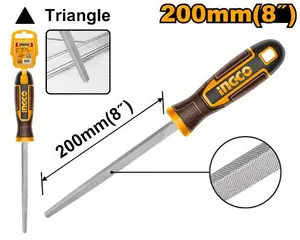 INGCO LIME D'ACIER TRIANGULAIRE 200MM AU MAROC [HSTF088]