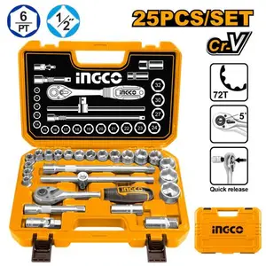 INGCO SET DE DOUILLES 1/2 25PIECES AU MAROC [HKTS12251]