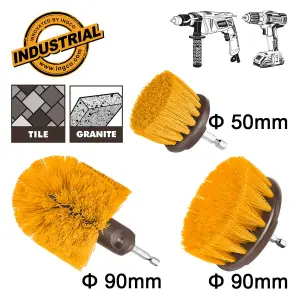 INGCO JEU DE 3 BROSSES DE NETTOYAGE POUR VISSEUSE A POILS SOUPLES AU MAROC [WCBM0301]