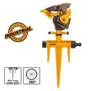 INGCO ARROSEUR AUTOMATIQUE EN PLASTIQUE 360° AU MAROC [HPS13601]