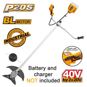P20S 20V/40V Tondeuse à gazon sans fil / Coupe-bordures à moteur sans balais CSTLI20018 AU MAROC