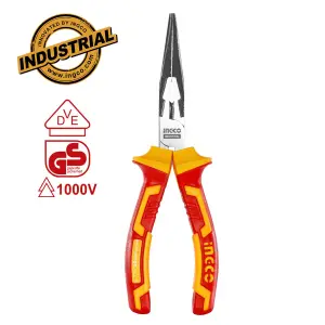 Pince à bec long isolée outil à main 1000V HILNP28208 AU MAROC