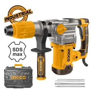 INGCO MARTEAU PERFORATEUR SDS MAX 1600W 38MM + 4 FORETS AU MAROC [RH1600388]