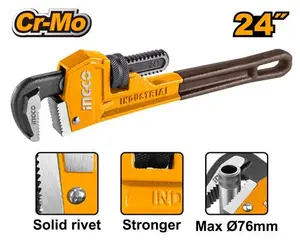 INGCO CLE SERRE-TUBES EN ACIER DE CARBONE LR: 600M AU MAROC [HPW0824] 24inches