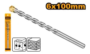 INGCO FORET A BETON 6X100MM AU MAROC [DBM111061] 6mm