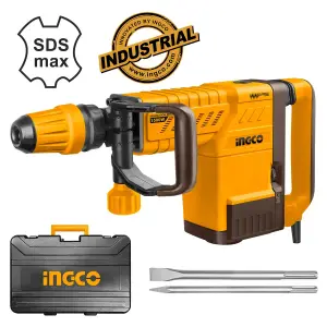 INGCO MARTEAU BURINEUR 10KG 1500W + 2 BURINS AU MAROC [PDB15006]