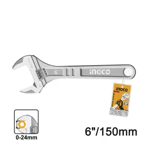 INGCO CLE A MOLETTE 150MM AU MAROC [HADW131062] 6 inches