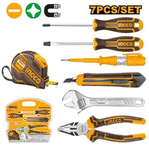 INGCO JEU D'OUTILS A MAIN 7PCS SS AU MAROC [HKTH10807]