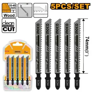 INGCO LAMES SCIE SAUTEUSE 5PCS POUR BOIS 74MM AU MAROC [JSBT101D]