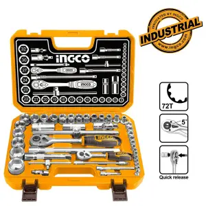 INGCO SET DE DOUILLES 1/4 ET 1/2 44PIECES AU MAROC [HKTS42441]
