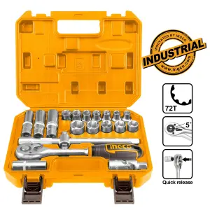 Ingco Set de Douilles 1/2 12pcs au Maroc [hkts12201]