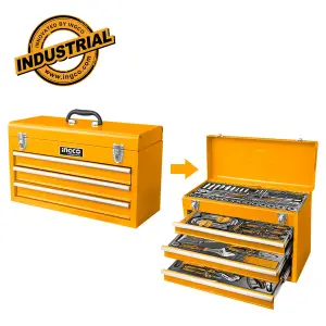 INGCO BOITE A OUTILS 3 TIROIRS 132PCS NR AU MAROC [HTCS221321]