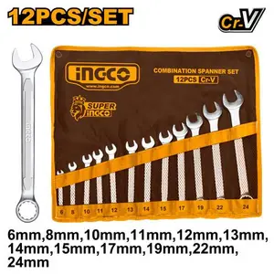 INGCO JEU DE CLES MIXTES 12PCS 6MM - 24MM AU MAROC [HKSPA1142]