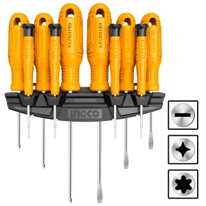 Ingco Jeu de 10 Tournevis et Tournevis de Precision au Maroc [hksd1058]
