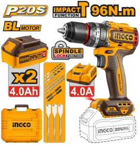 INGCO PERCEUSE-VISSEUSE BRUSHLESS 96NM BALAIS AU MAROC [CIDLI20968]