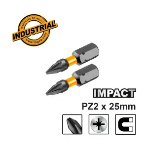 INGCO JEU DE 2 EMBOUTS DE TOURNEVIS PZ2X25MM INGCO AU MAROC [SDBIM71PZ225]