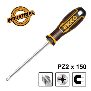 INGCO TOURNEVIS PZ2 X150MM MAGNÉTIQUE INGCO AU MAROC [HSDPZ2150]