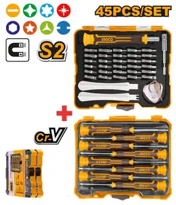 INGCO SET TOURNEVIS DE PRECISION 45PCS INGCO AU MAROC [HKSDB0458]