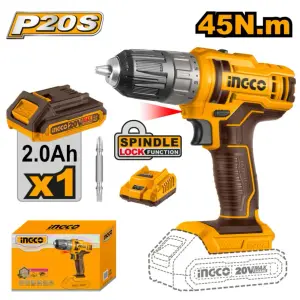 INGCO VISSEUSE SANS FIL LITHIUM 20V 1BATTERIE SI AU MAROC [CDLI200518]