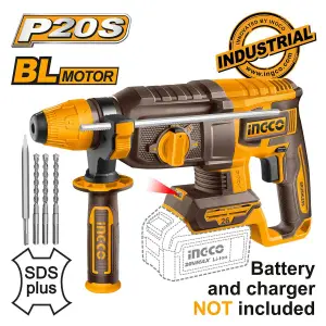 INGCO PERFORATEUR BRUSHLESS26MM SANS BATT/CHARG INGCO AU MAROC [CRHLI20268]