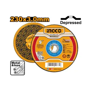 INGCO DISQUE ABRASIF DE COUPE EN METAL 230MM AU MAROC [MCD302301HA]